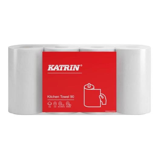 Katrin Kitchen Paper Towel Roll 90 Sheets 2-Ply