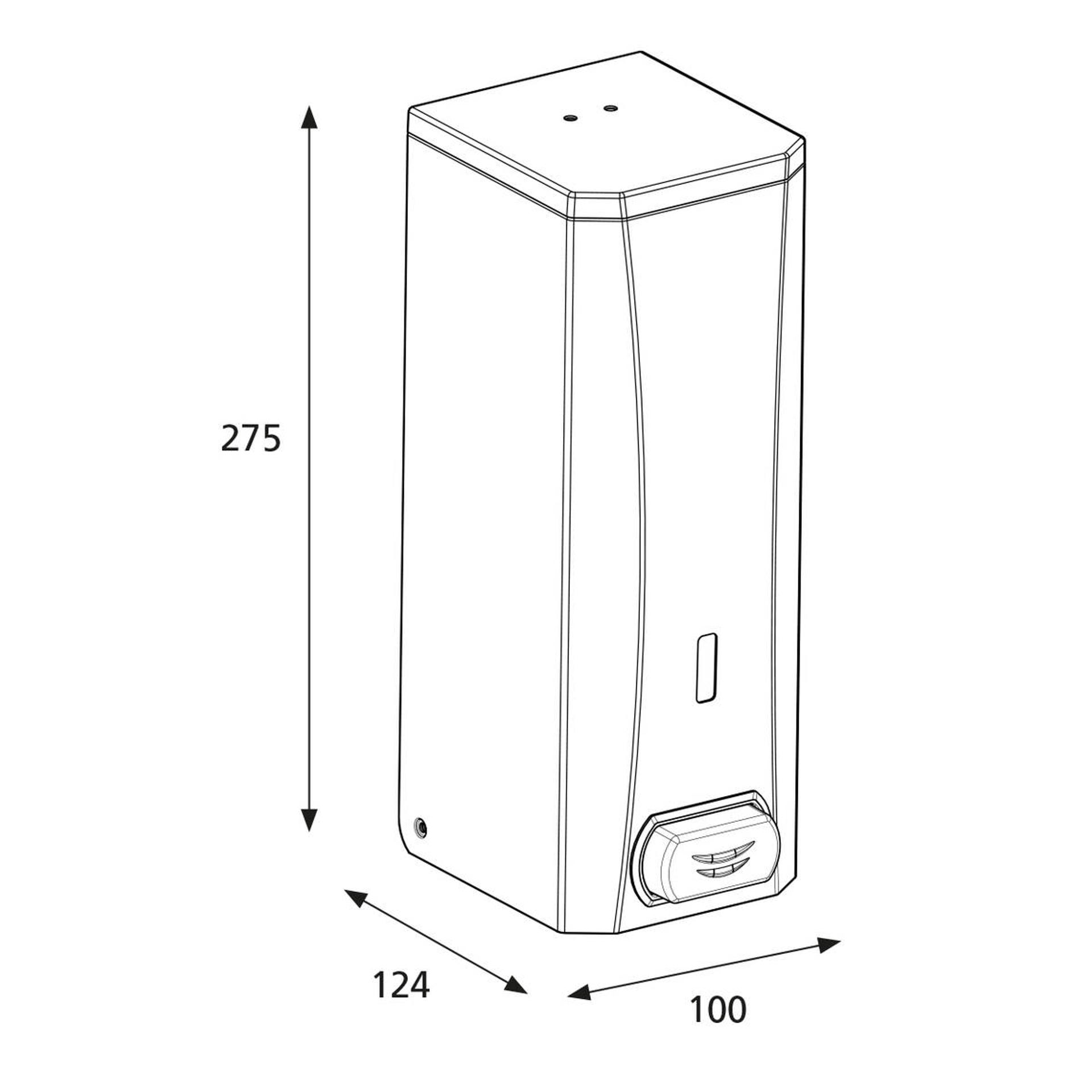 993063-Katrin Seifenspender 1000 ml, Edelstahl-3