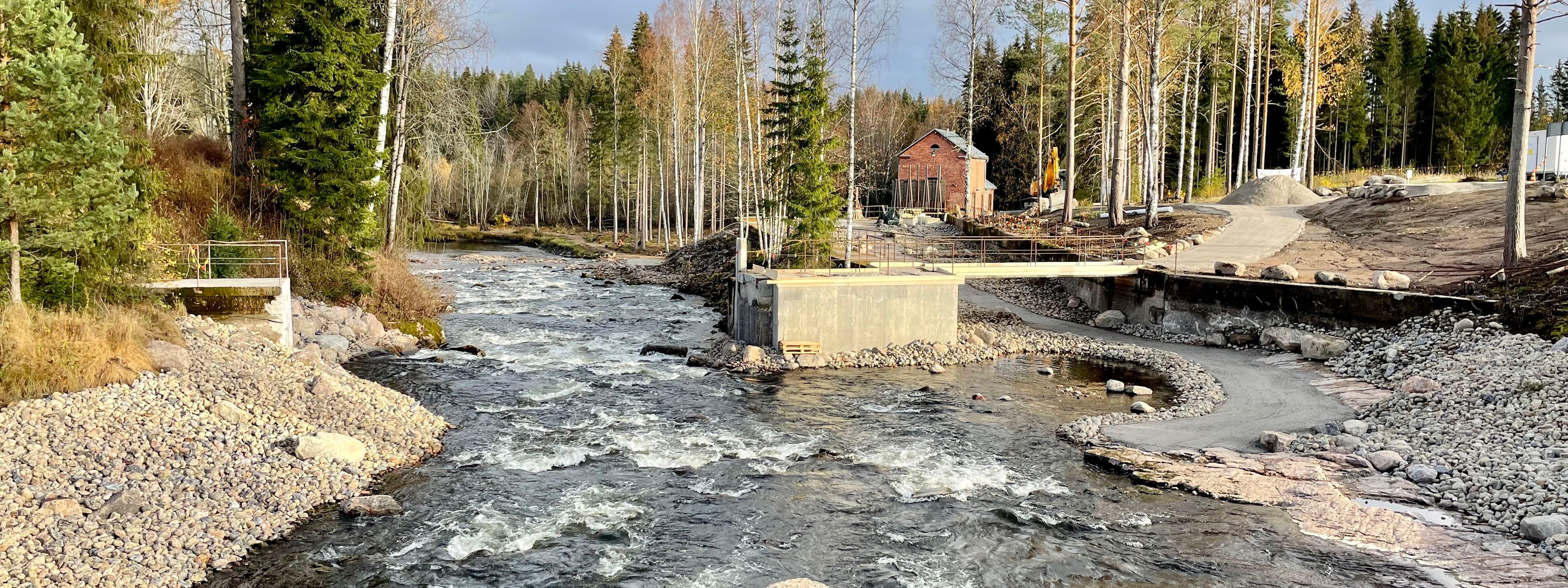 Metsä Groupin rahoitus varmistaa Rautjärven kunnassa virtaavan Hiitolanjoen Lahnasenkosken ennallistamistöiden aloittamisen.