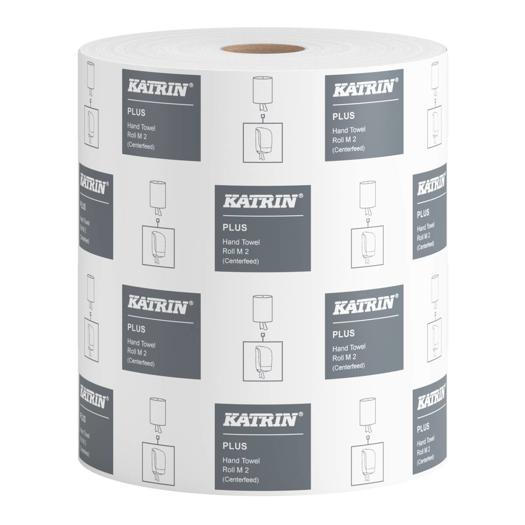 Katrin Plus Centerfeed Handtuch-Mehrzweckrolle M 600 Blatt 2-lagig