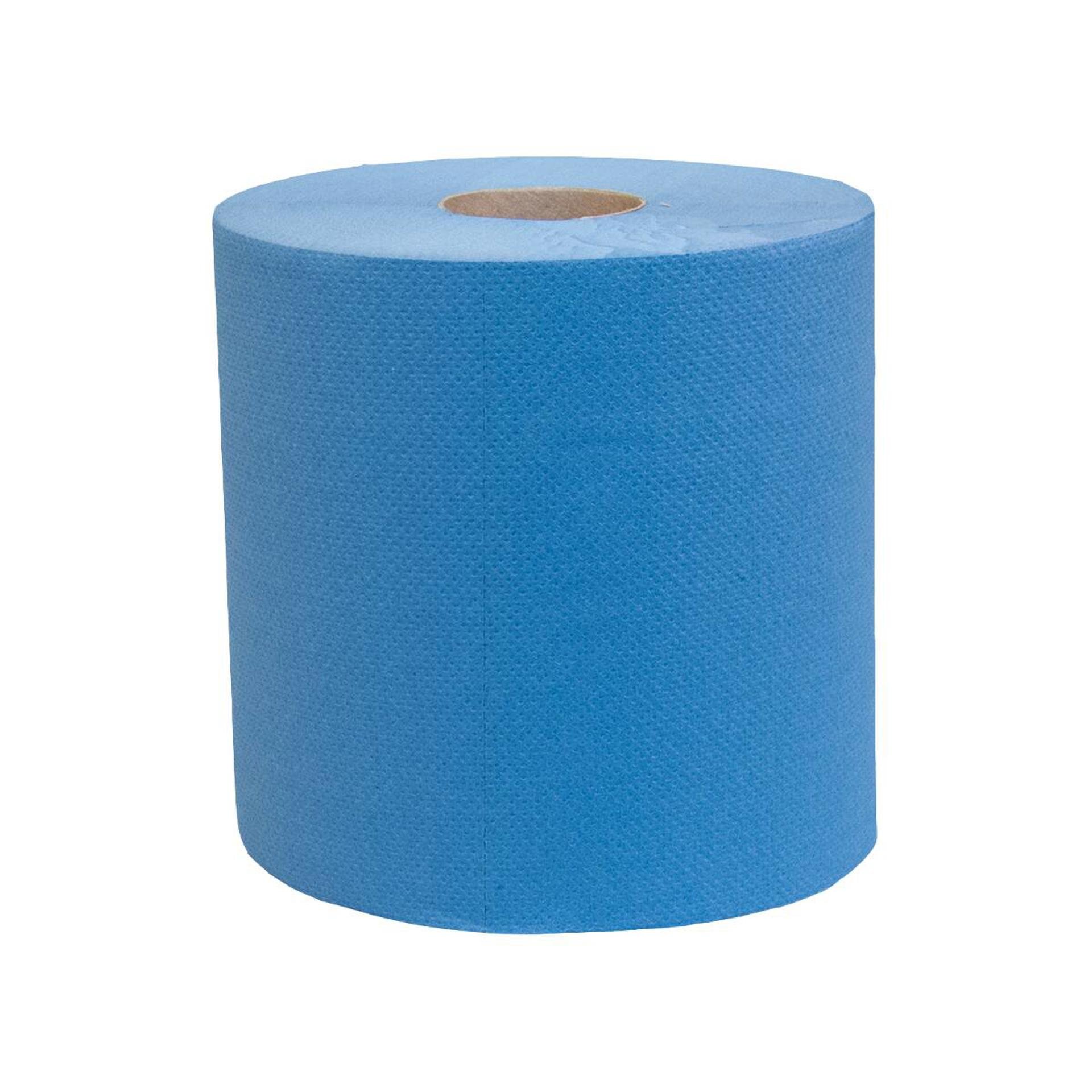 464414-Katrin Centrefeed Roll Medium 400 Sheets 2-Ply Laminated, Blue-2