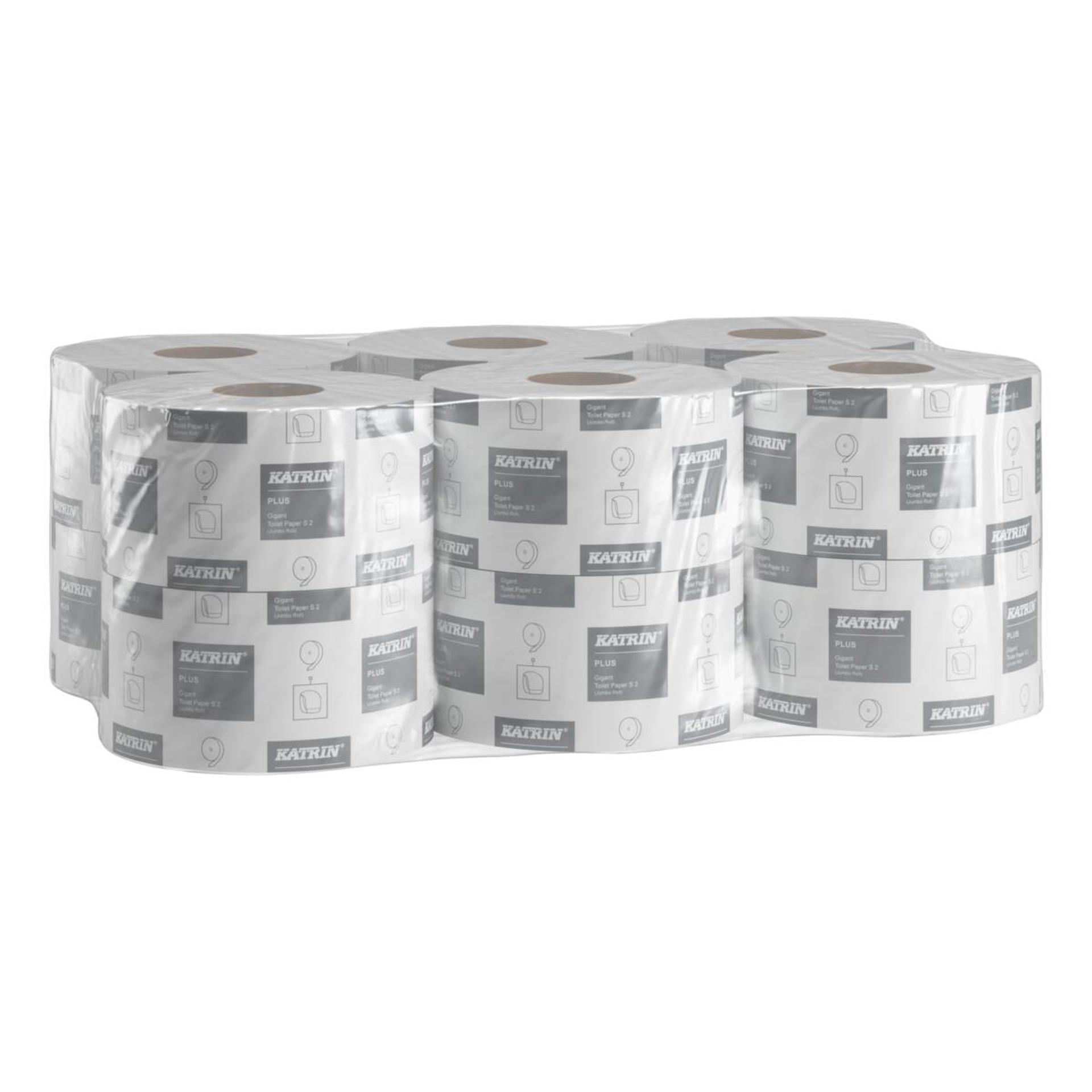 108925-Katrin Plus Jumbo Toilet Paper Roll Small 2-Ply-3