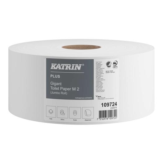 Katrin Plus Jumbo  Toilettenpapier M 310 m 2-lagig