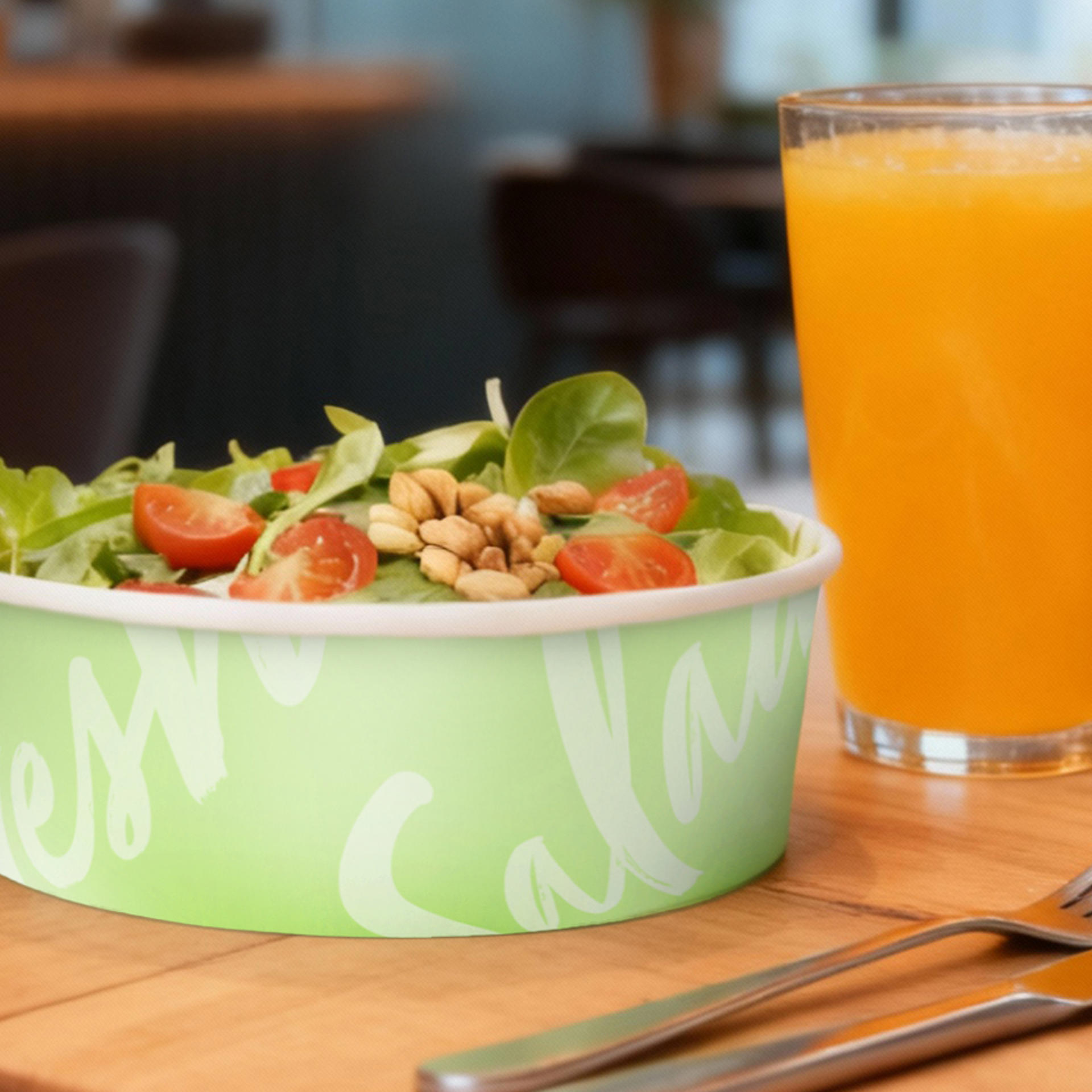 Metsä Board's paperboard food tray compared to plastic food tray