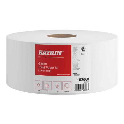 Katrin Jumbo Toilet Paper Roll Medium 1-Ply