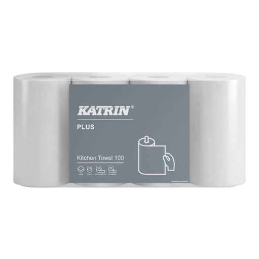 Katrin Plus Kitchen Paper Towel Roll 100 Sheets 2-Ply