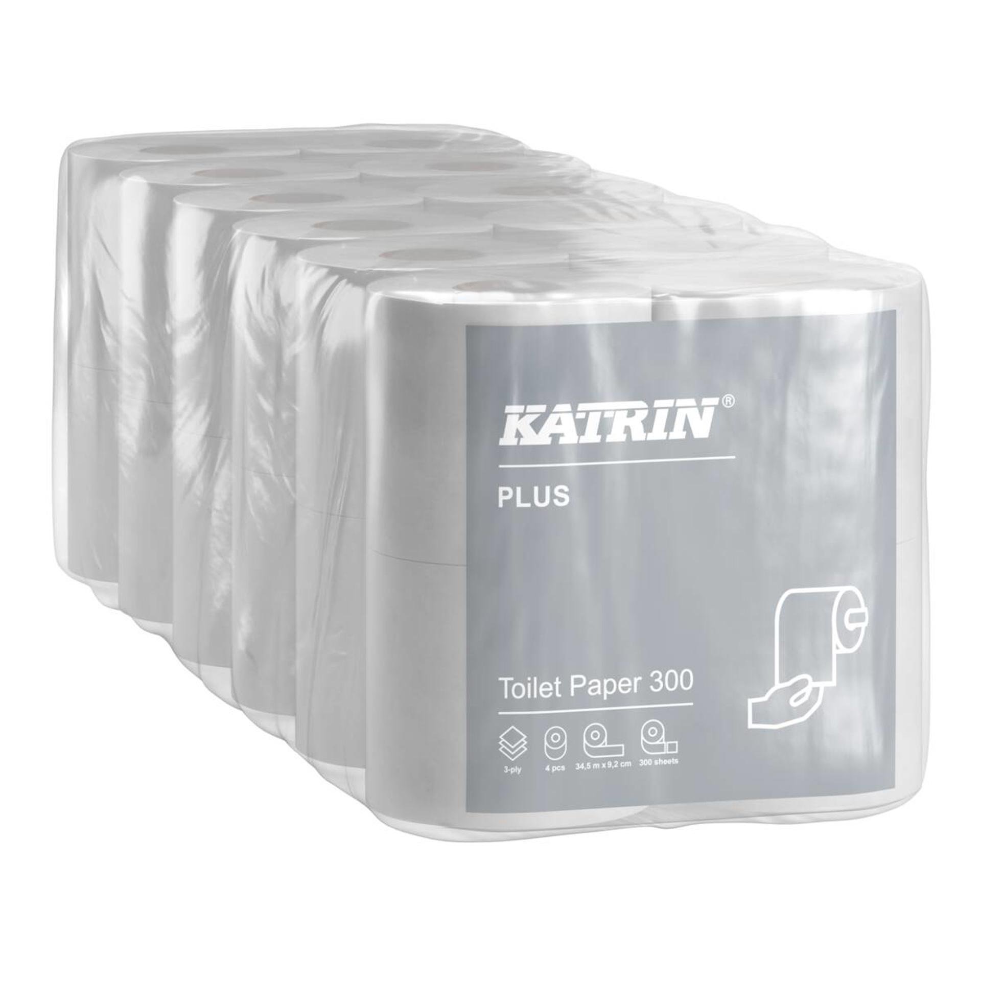 97388-Katrin Plus papier toaletowy w rolce 300 listków, 3-warstwowy-2