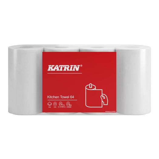 Katrin Kitchen Paper Towel Roll 64 Sheets 2-Ply