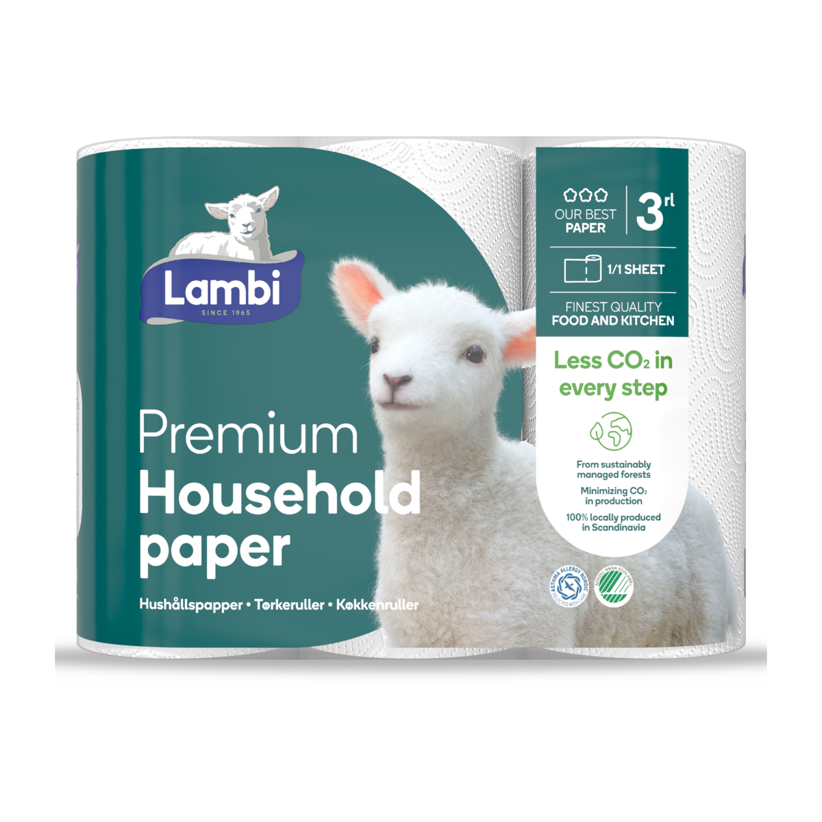 Lambi Premium hushållspapper
