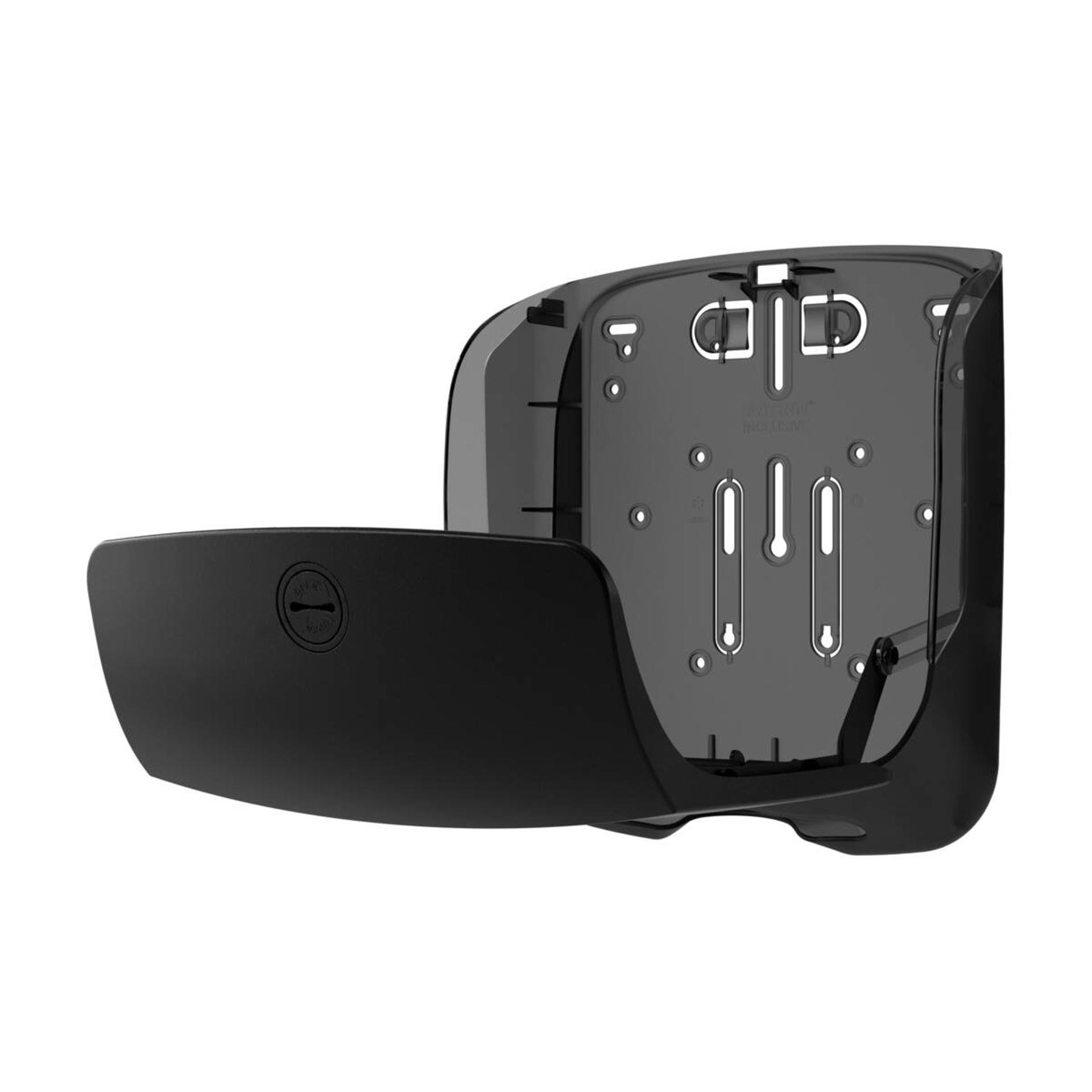 88966-Katrin Plastic Dispenser Small For Folded Paper Hand Towels, Black-4