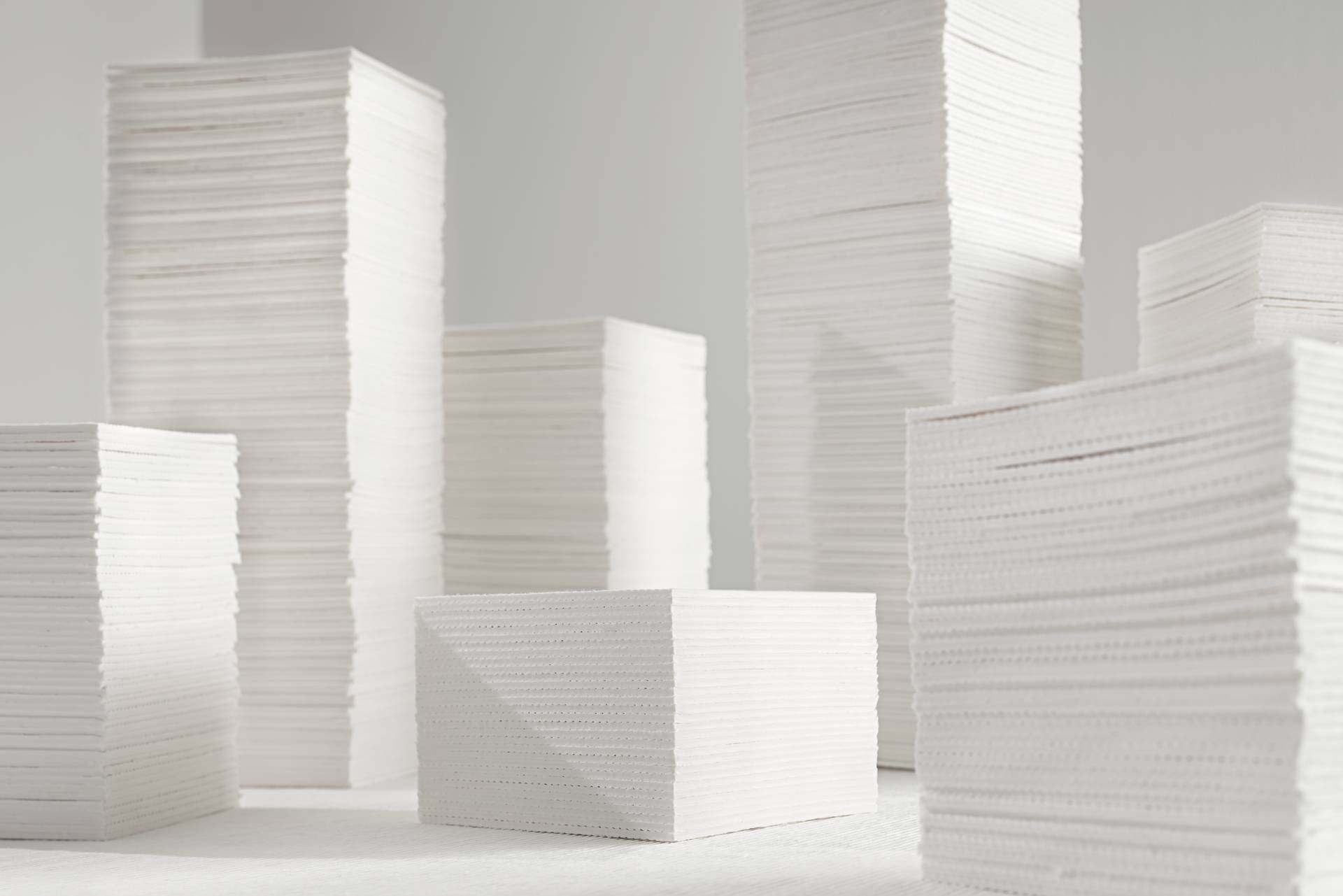 Metsä Fibre pulp sheets.