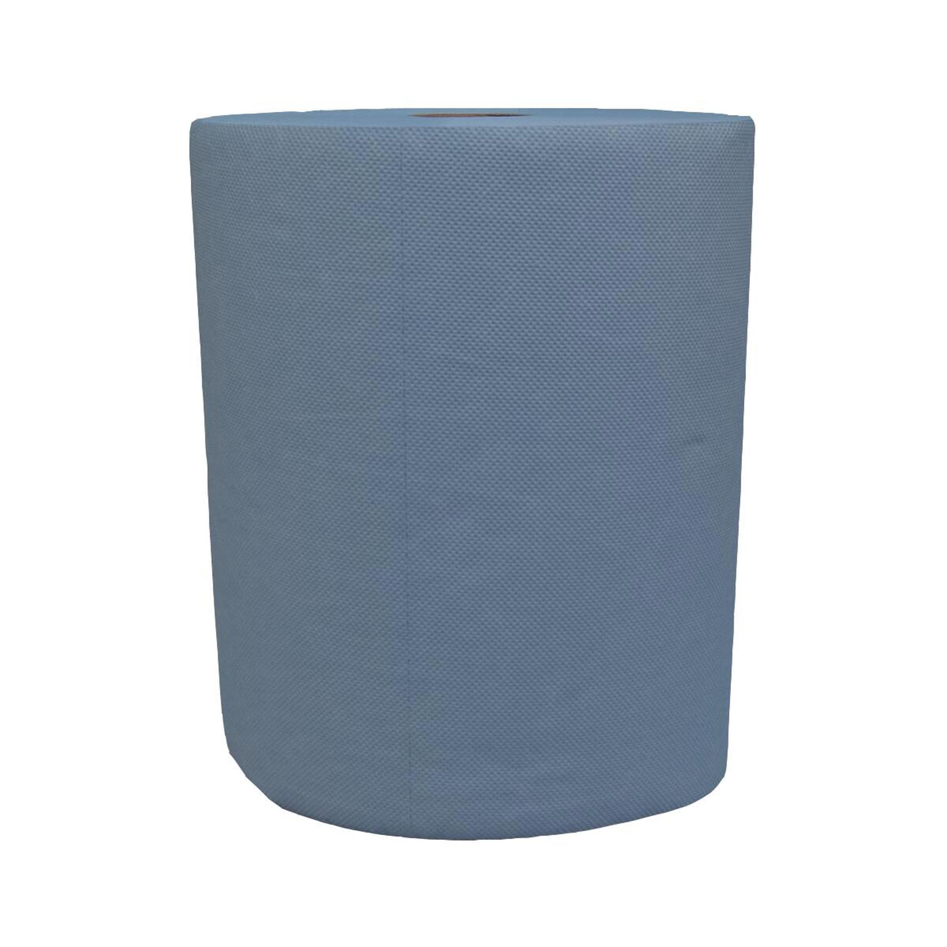 481153-Katrin Industrial Wipes Roll XXL 500 Sheets 2-Ply Laminated, Blue-2