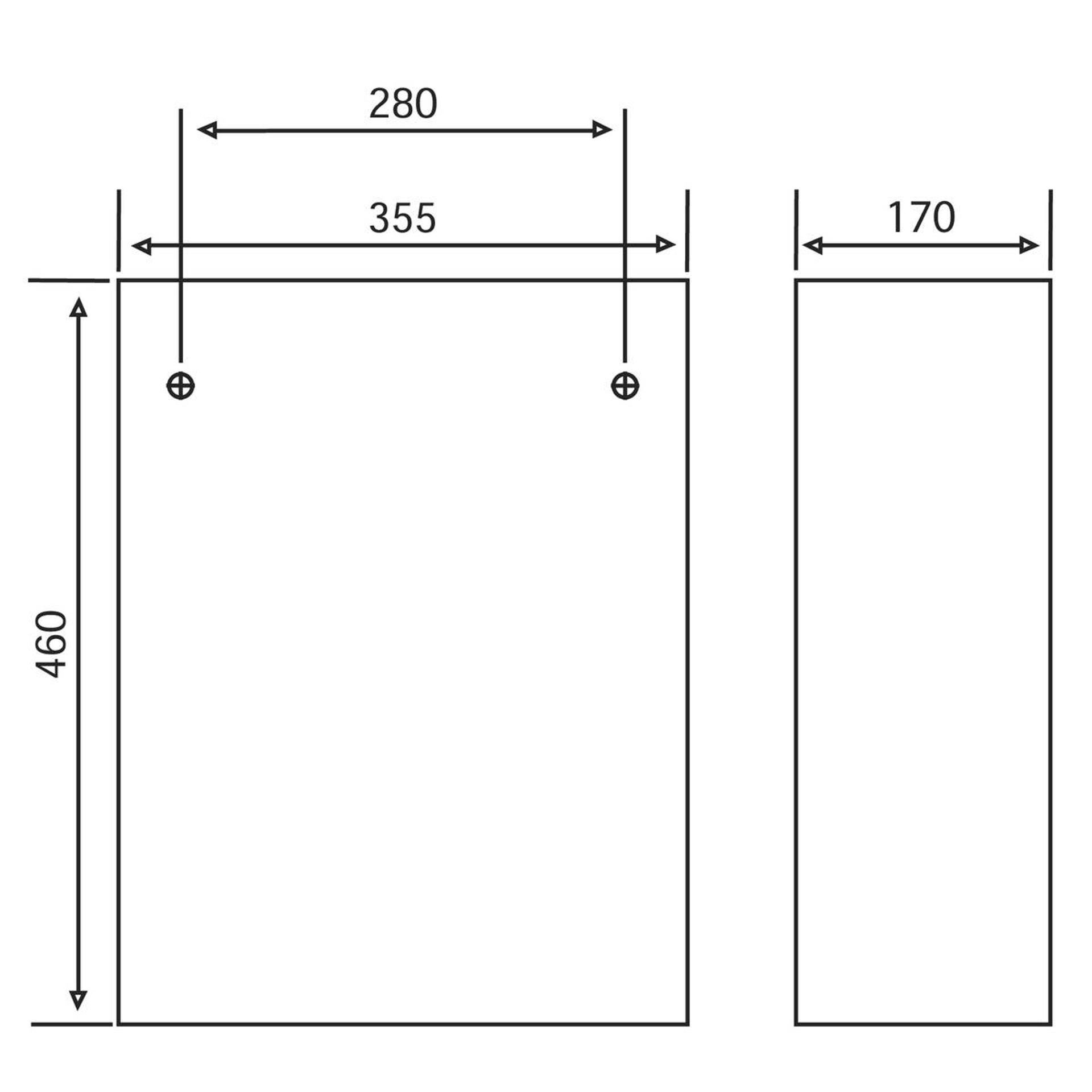 900788-Katrin Abfallbehälter 25 l, Weißes Metall-2