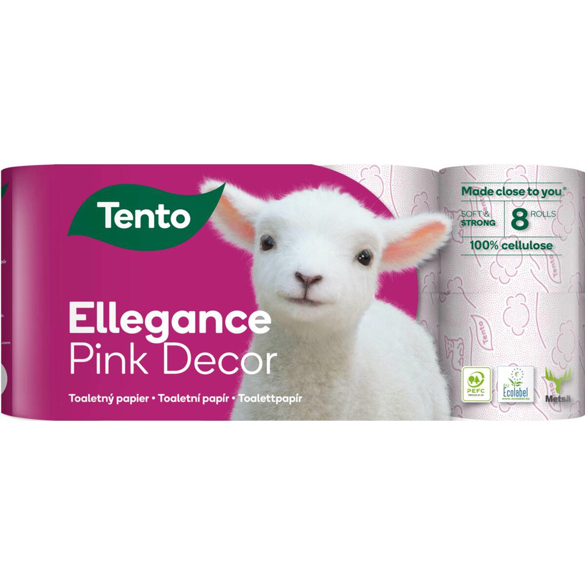 Tento Ellegance Pink Decor