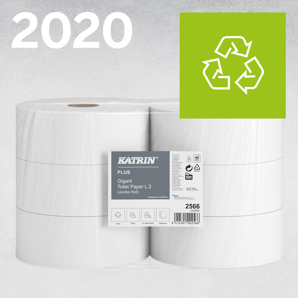 Recycled plastic in our packaging materials