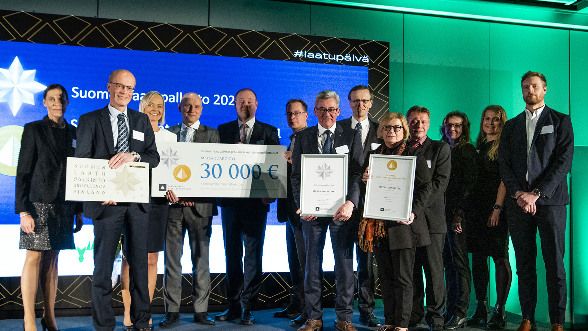 Metsä Board wins prestigious Circular Economy and Quality Award