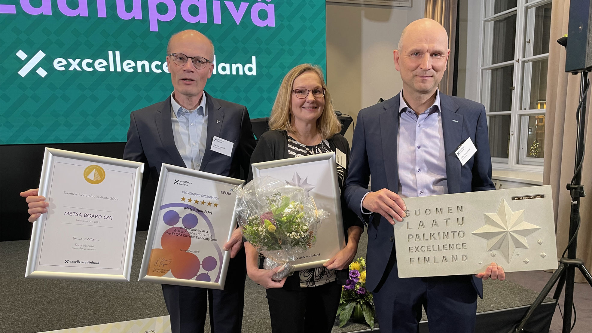 Metsä Board on Suomen paras organisaatio – voitti jälleen Suomen  kiertotalous- ja laatupalkinnon