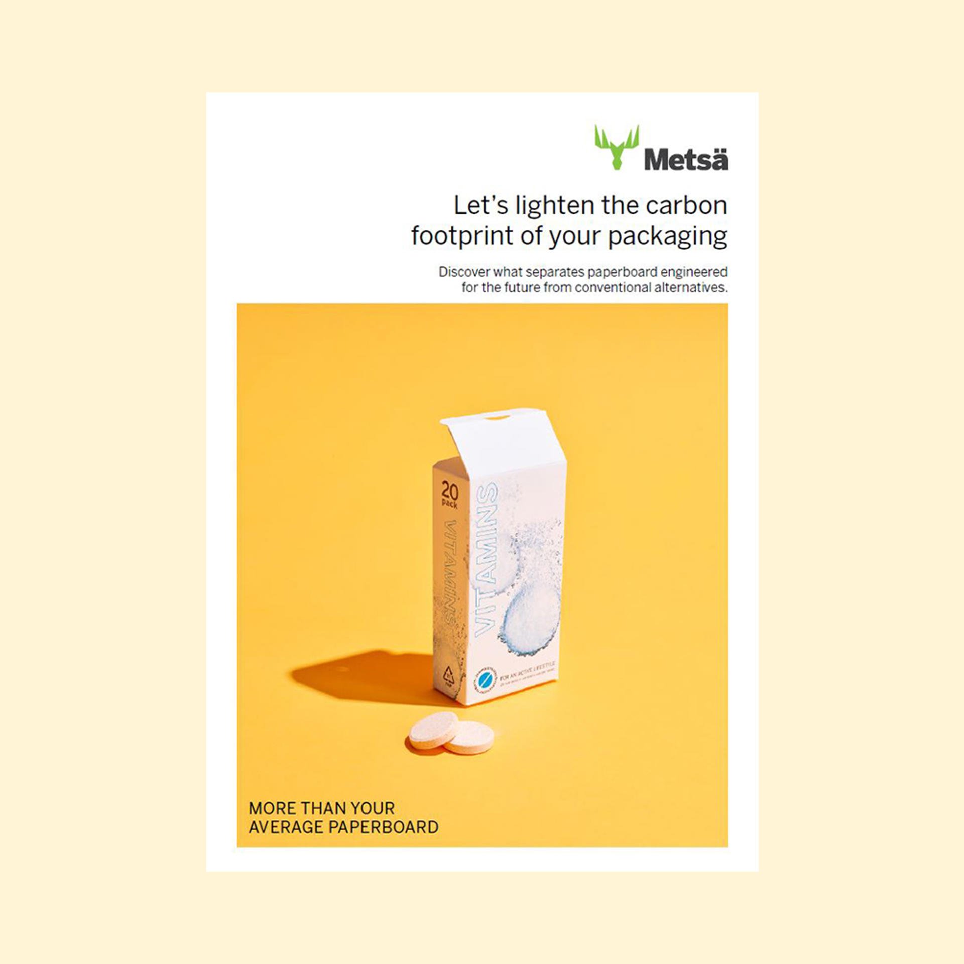 Let’s lighten the carbon footprint of your packaging - Download the brochure