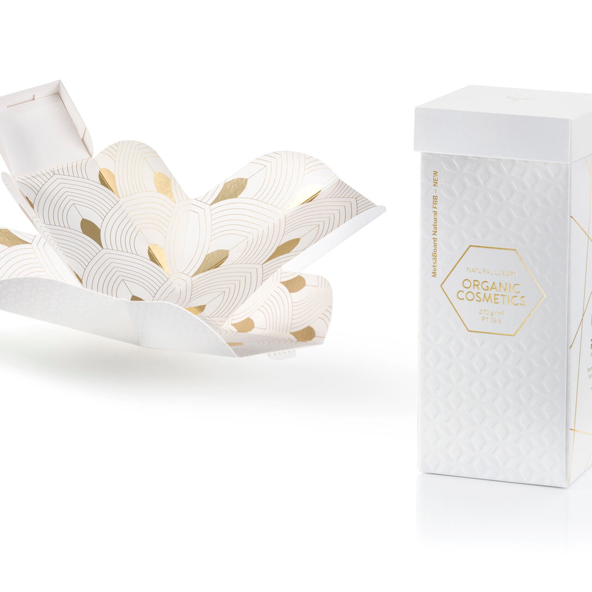 Lightweight packaging for beautycare products