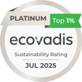 Ecovadis Platinum medal