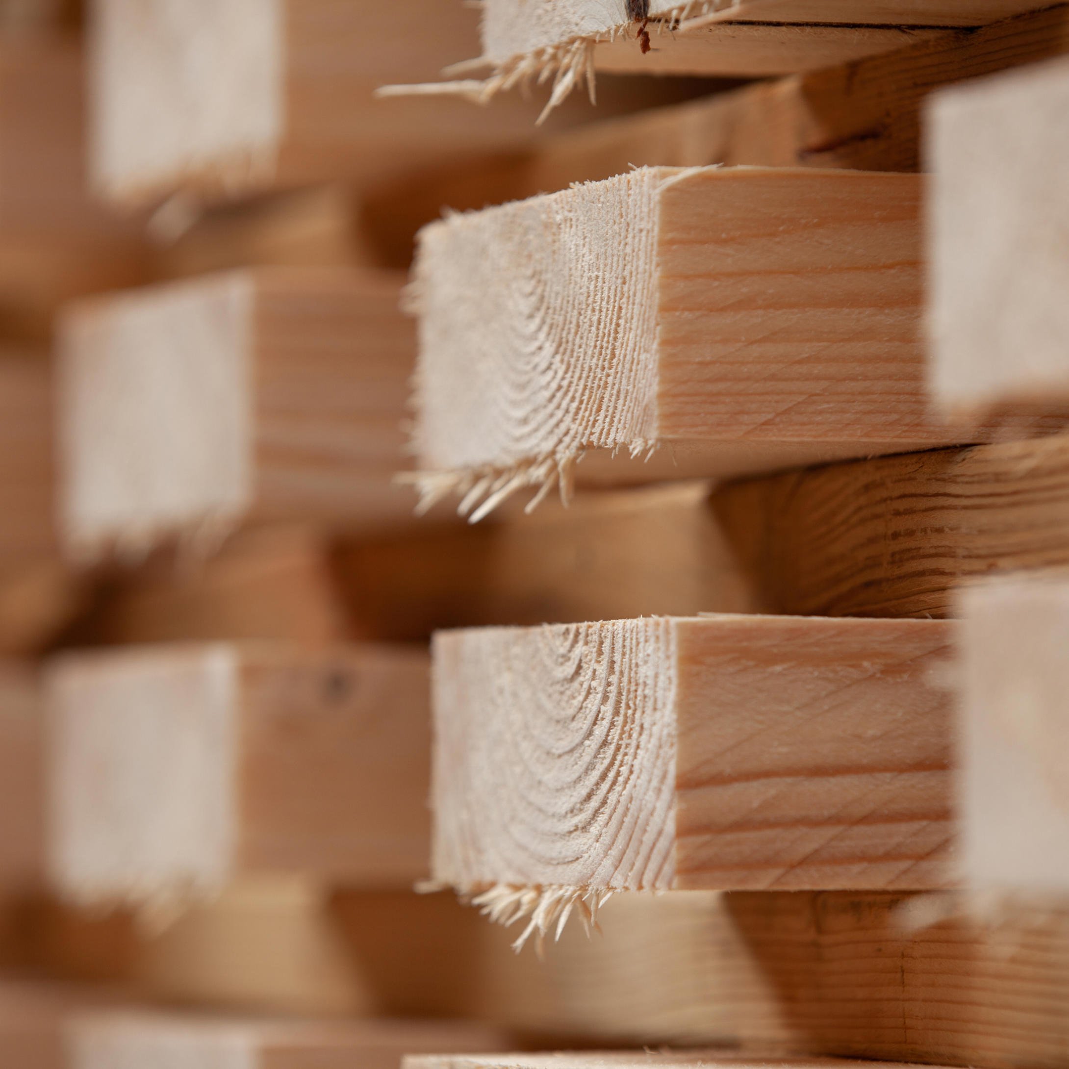 Spruce sawn timber