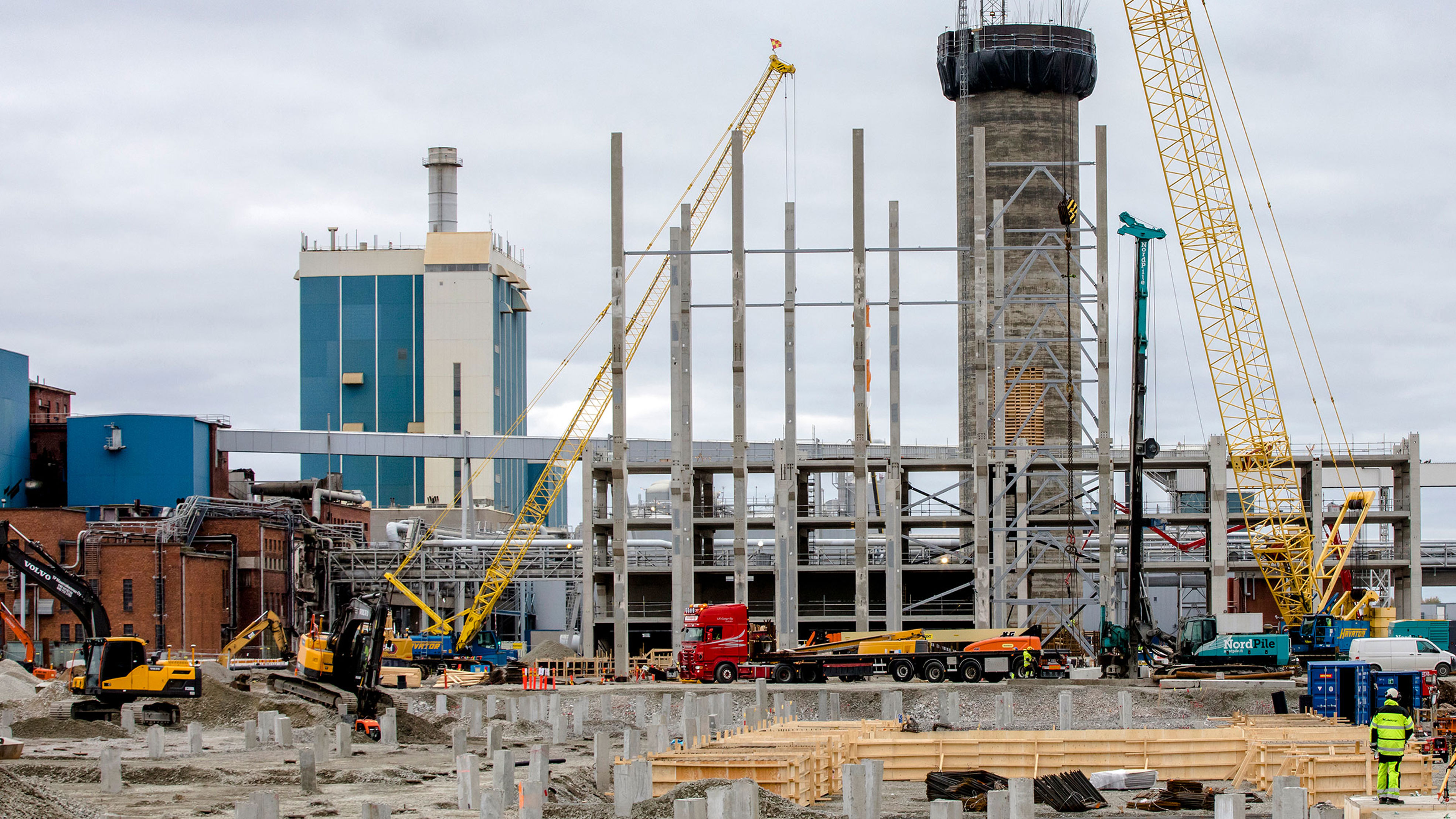 Kemi construction site and port