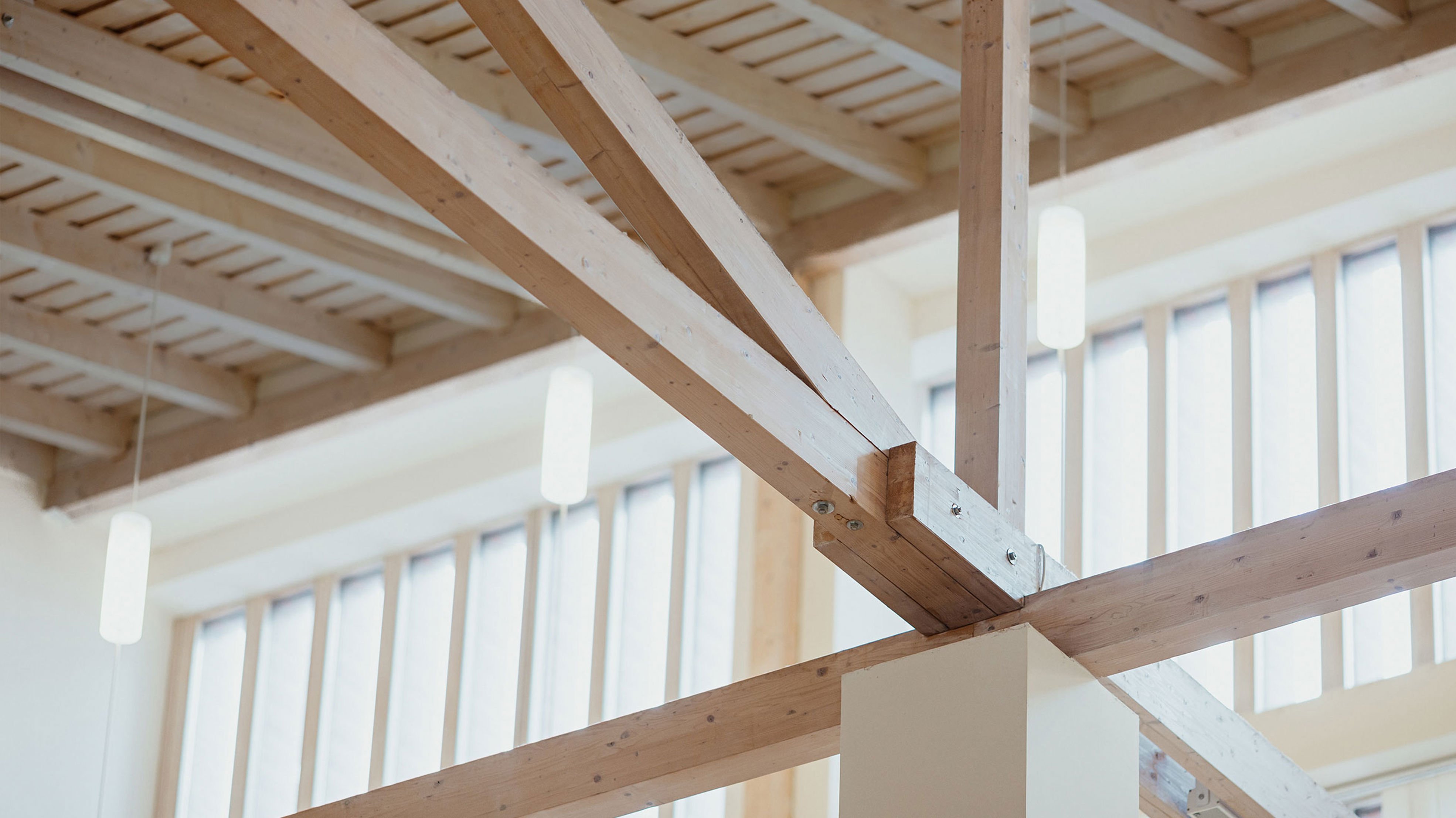 Wooden ceiling