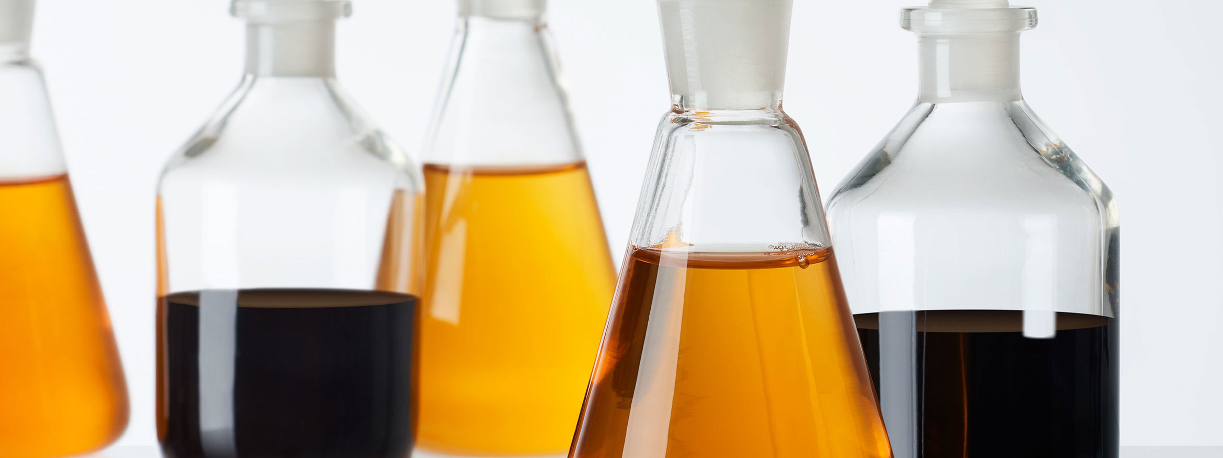 Biochemicals in bottles