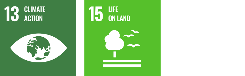 SDG 13: Climate action and SDG 15: Life on land