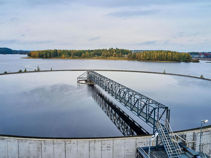Waste water treatment plant in Äänekoski
