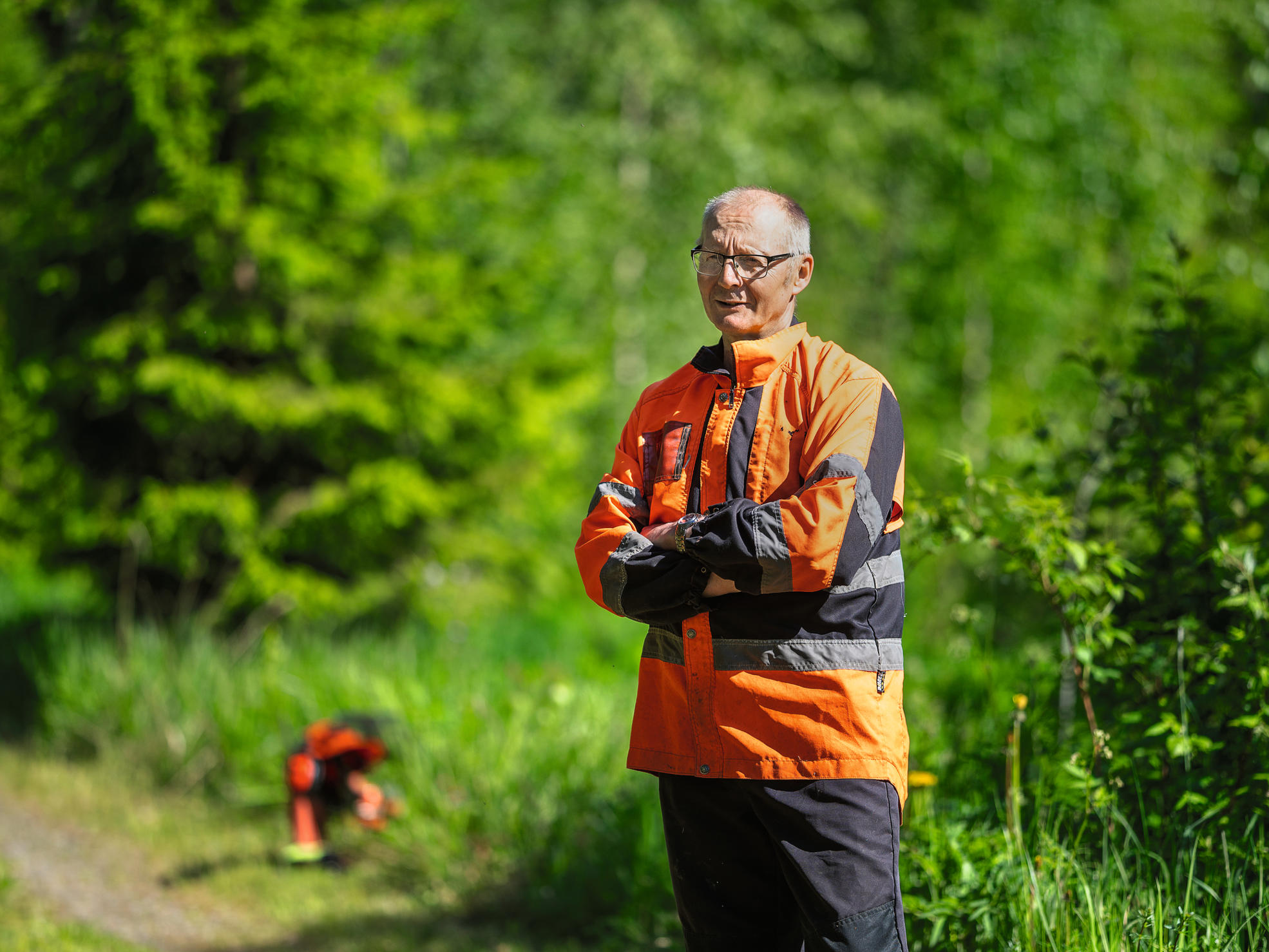 Forest worker Seppo Halonen