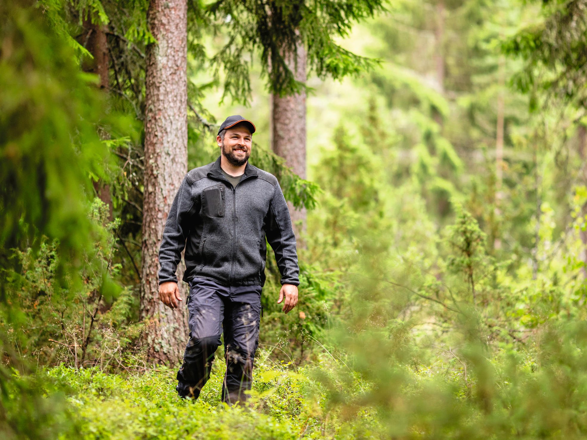 Metsänomistaja Ilkka Hautaviita.