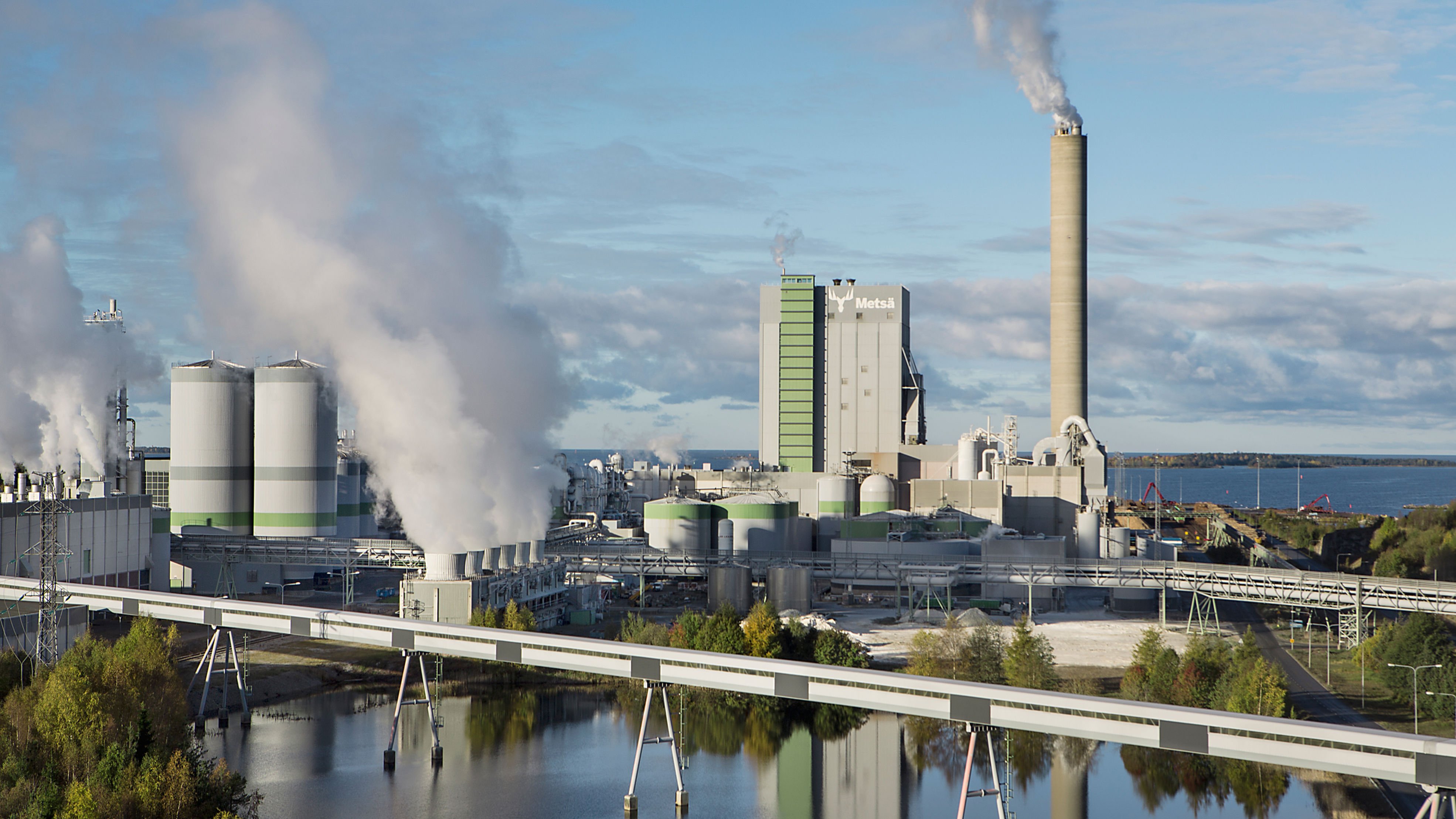 Metsä Fibren Rauman sellutehdas 