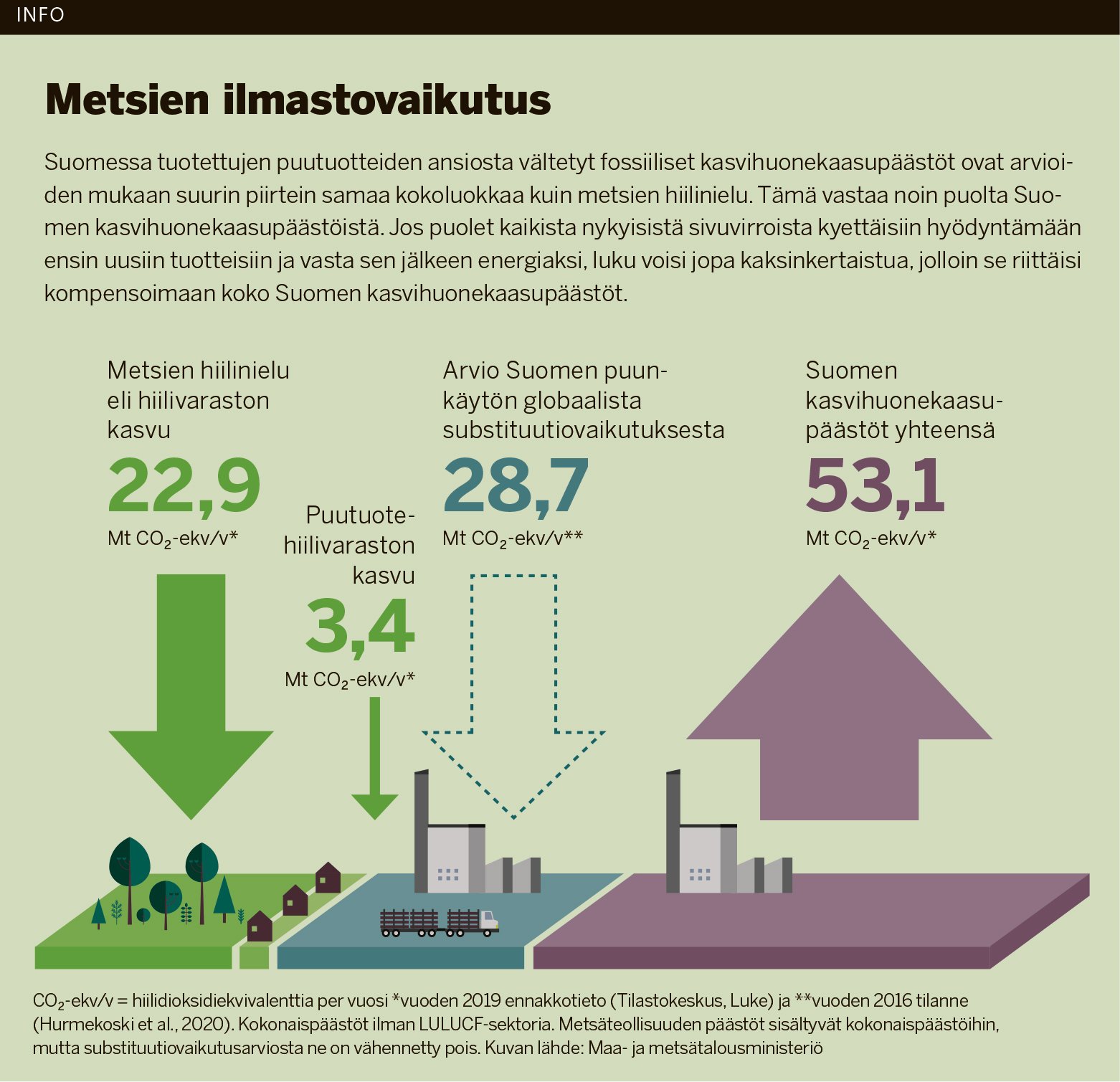 metsien ilmastovaikutus