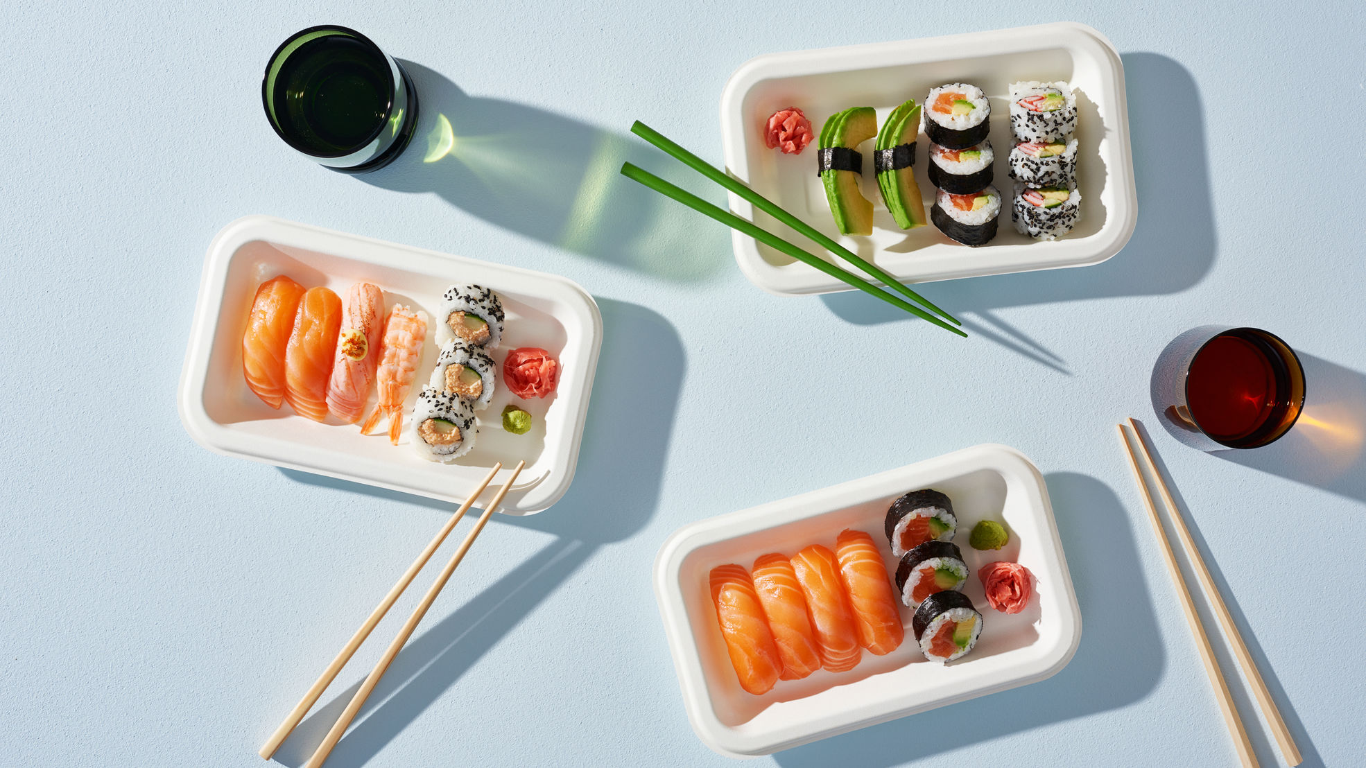 Muoto sushi tray