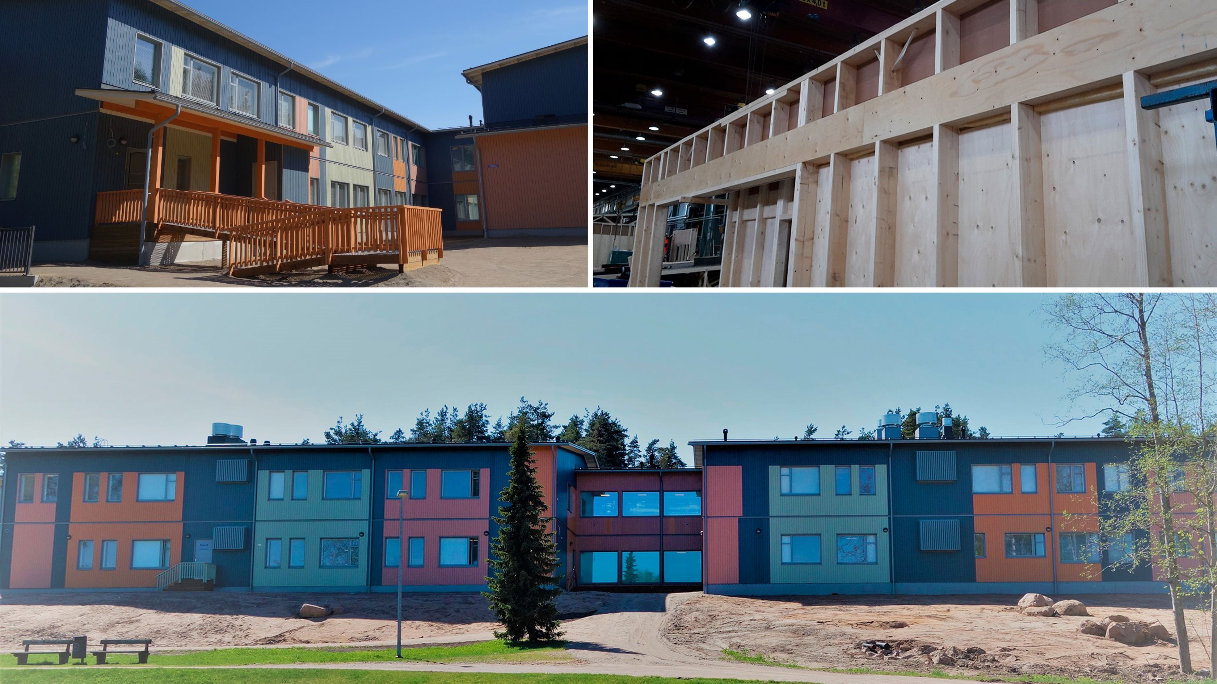 Elementit-E uses LVL in modular portable school buildings